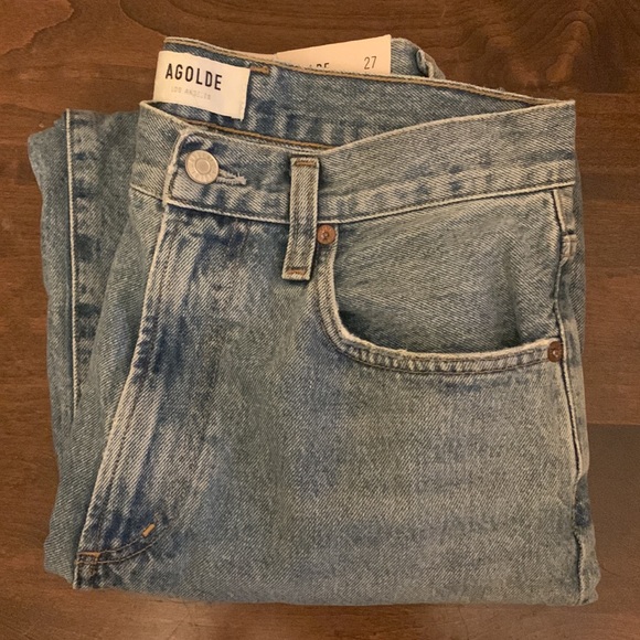 Agolde Balloon Ultra High Rise Curved Taper in Zone - Picture 7 of 8